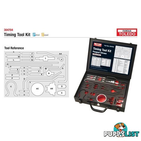 Toledo Timing Tool Kit  - Citroen   Peugeot SKU - 304704