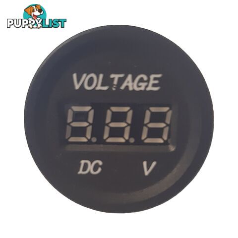 LED Digital Display Voltmeter Voltage Gauge SKU - BB-BG12R1