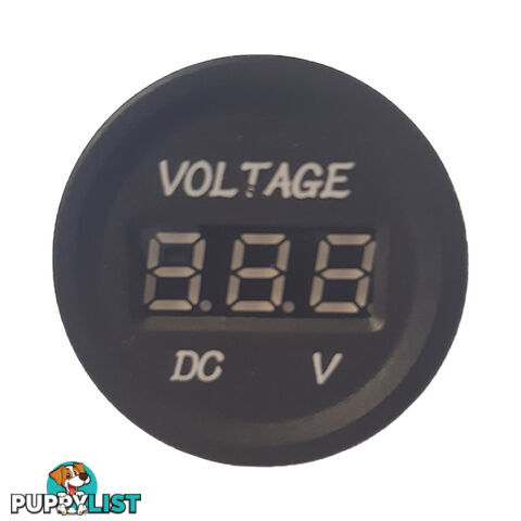 LED Digital Display Voltmeter Voltage Gauge SKU - BB-BG12R1