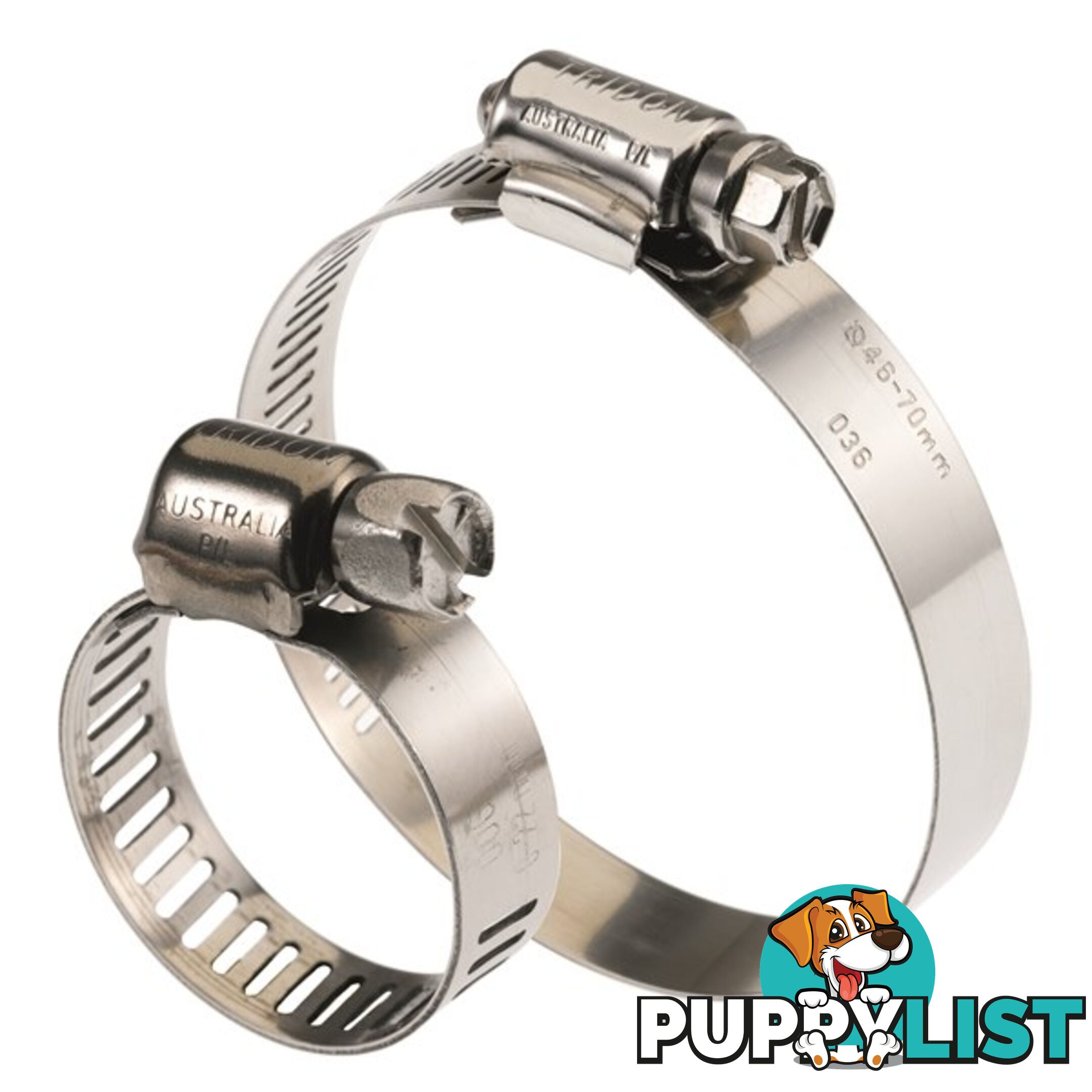 Tridon Full 316 S. Steel Hose Clamp 21mm â 44mm 10pk SKU - H316-020P