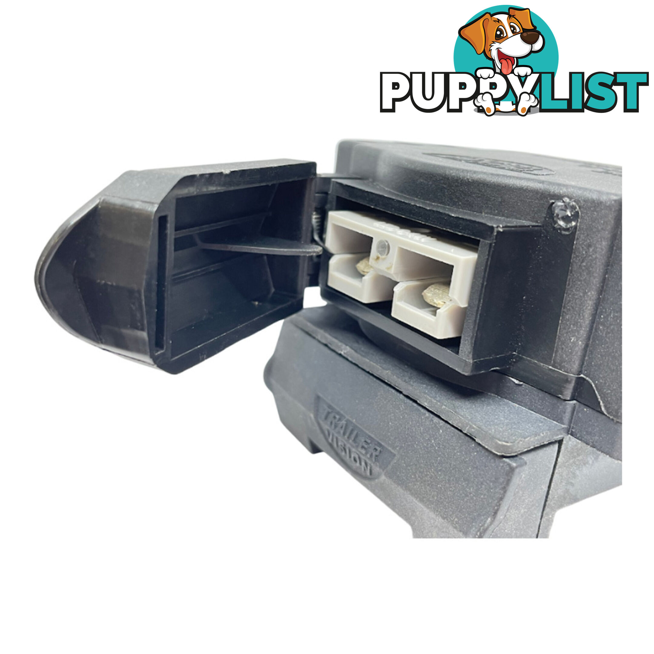 Trailer Vision 7 Pin Trailer Flat   50a Anderson Style Plug Vertical Housing SKU - TV-14665-50-7