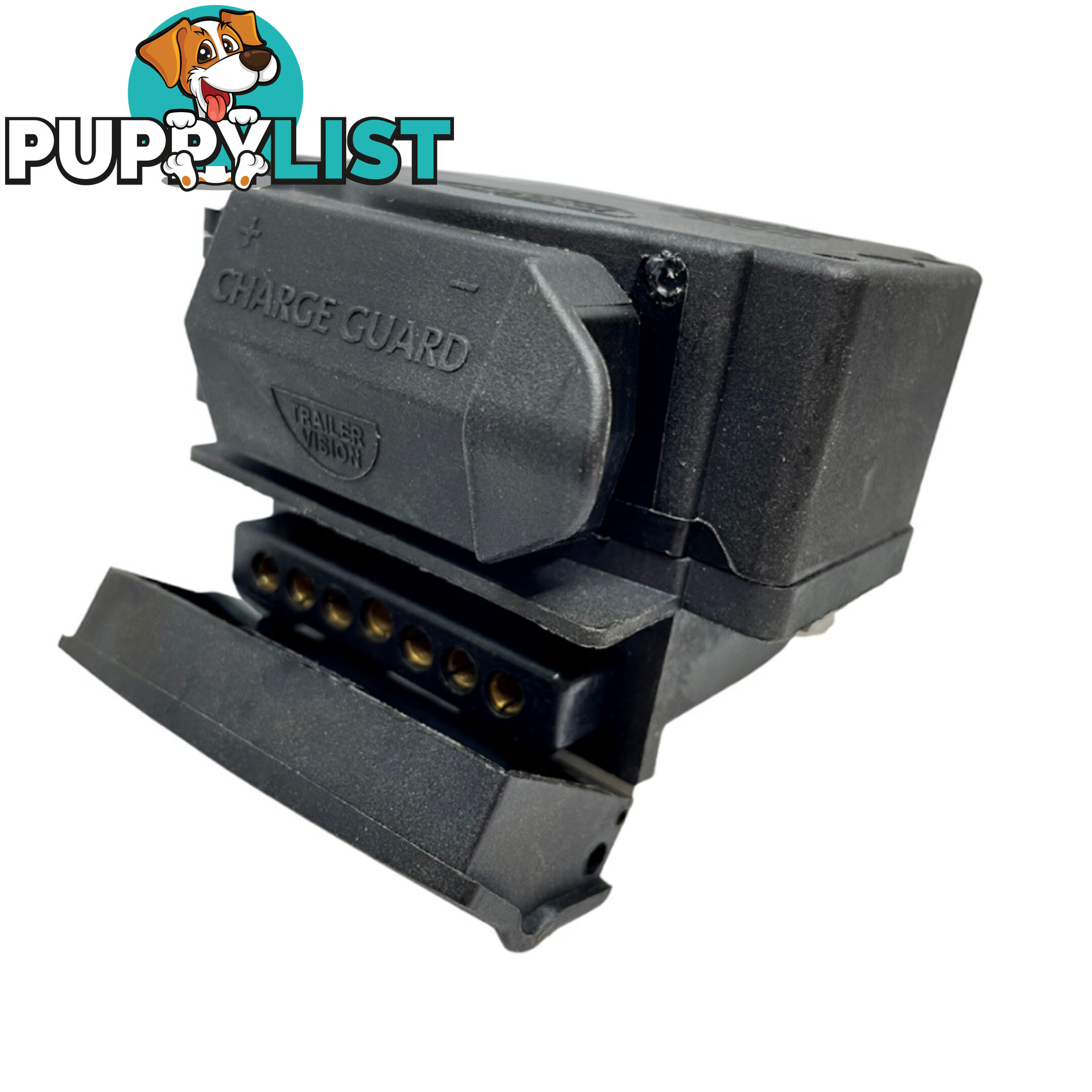 Trailer Vision 7 Pin Trailer Flat   50a Anderson Style Plug Vertical Housing SKU - TV-14665-50-7