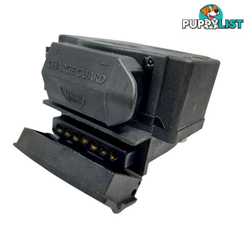 Trailer Vision 7 Pin Trailer Flat   50a Anderson Style Plug Vertical Housing SKU - TV-14665-50-7