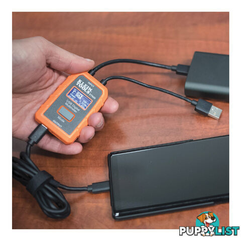 Klein USB Digital Meter USB-A USB-C LCD Display 3  - 20v DC SKU - ET920