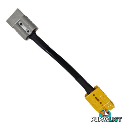 50amp Anderson Connector Grey to 50 amp Anderson Connector Yellow Adaptor SKU - 50agrey-50yellow