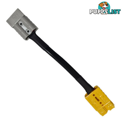 50amp Anderson Connector Grey to 50 amp Anderson Connector Yellow Adaptor SKU - 50agrey-50yellow