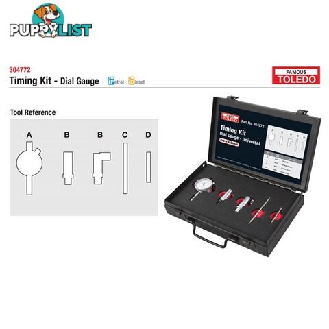 Toledo Timing Tool Kit  - Universal Suits Diesel and Petrol Engines SKU - 304772