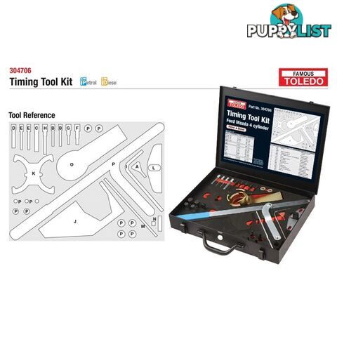 Toledo Timing Tool Kit  - Ford   Mazda SKU - 304706