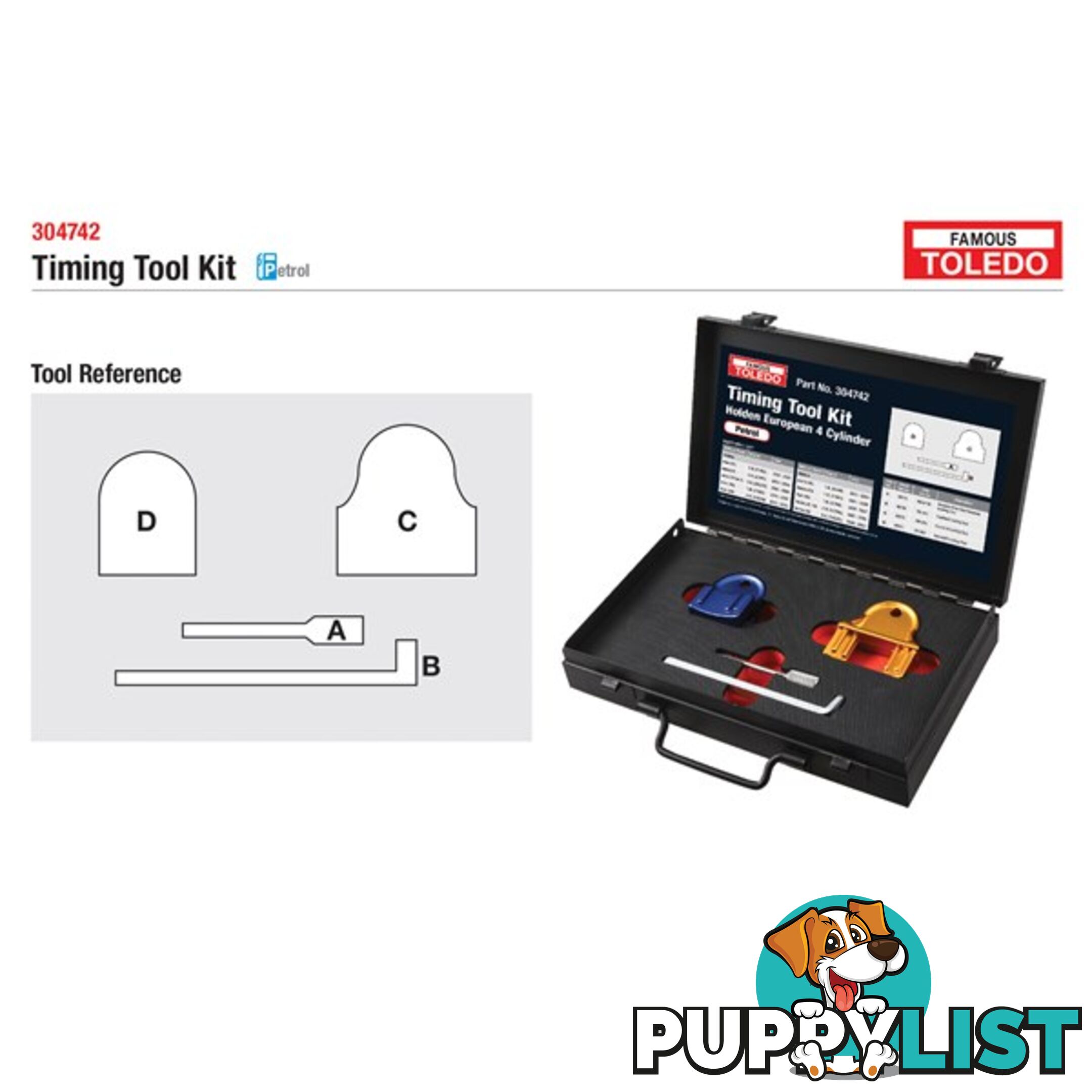 Toledo Timing Tool Kit  - Holden (GM) SKU - 304742