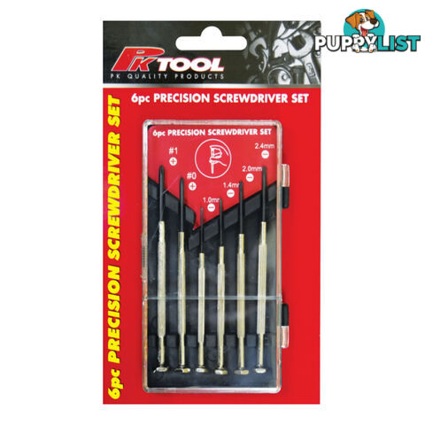 Precision Screwdriver 6pc Set  4 x Flat x 2 Phillips SKU - RG7131