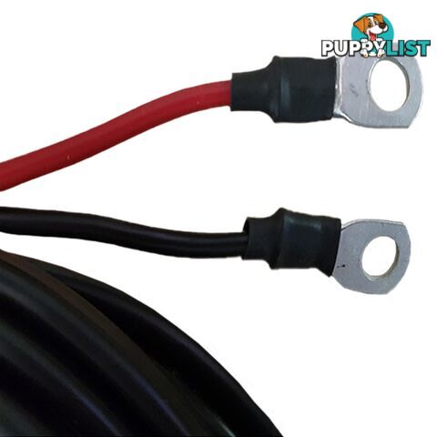 12v x 3m 8 B S Extension Lead 50amp Anderson Style Plug to Battery Lugs SKU - BB-50ampAndBattLugs8BampS3m