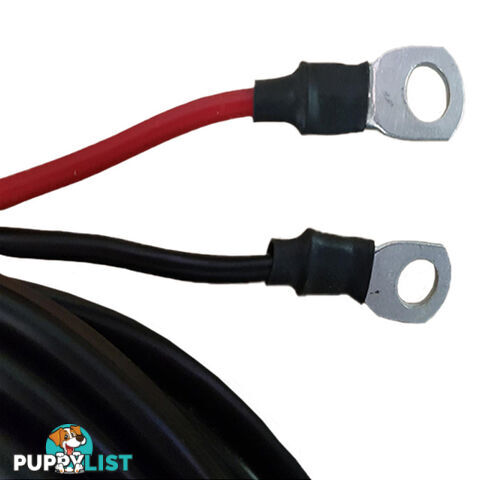 12v x 3m 8 B S Extension Lead 50amp Anderson Style Plug to Battery Lugs SKU - BB-50ampAndBattLugs8BampS3m