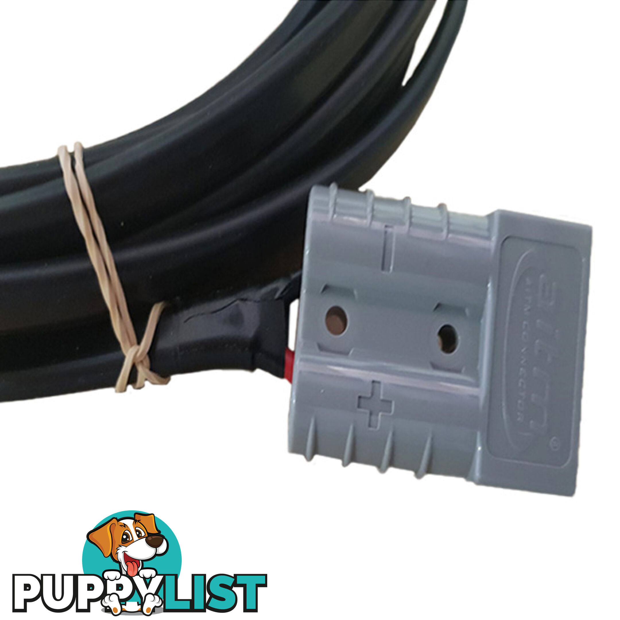 12v x 3m 8 B S Extension Lead 50amp Anderson Style Plug to Battery Lugs SKU - BB-50ampAndBattLugs8BampS3m