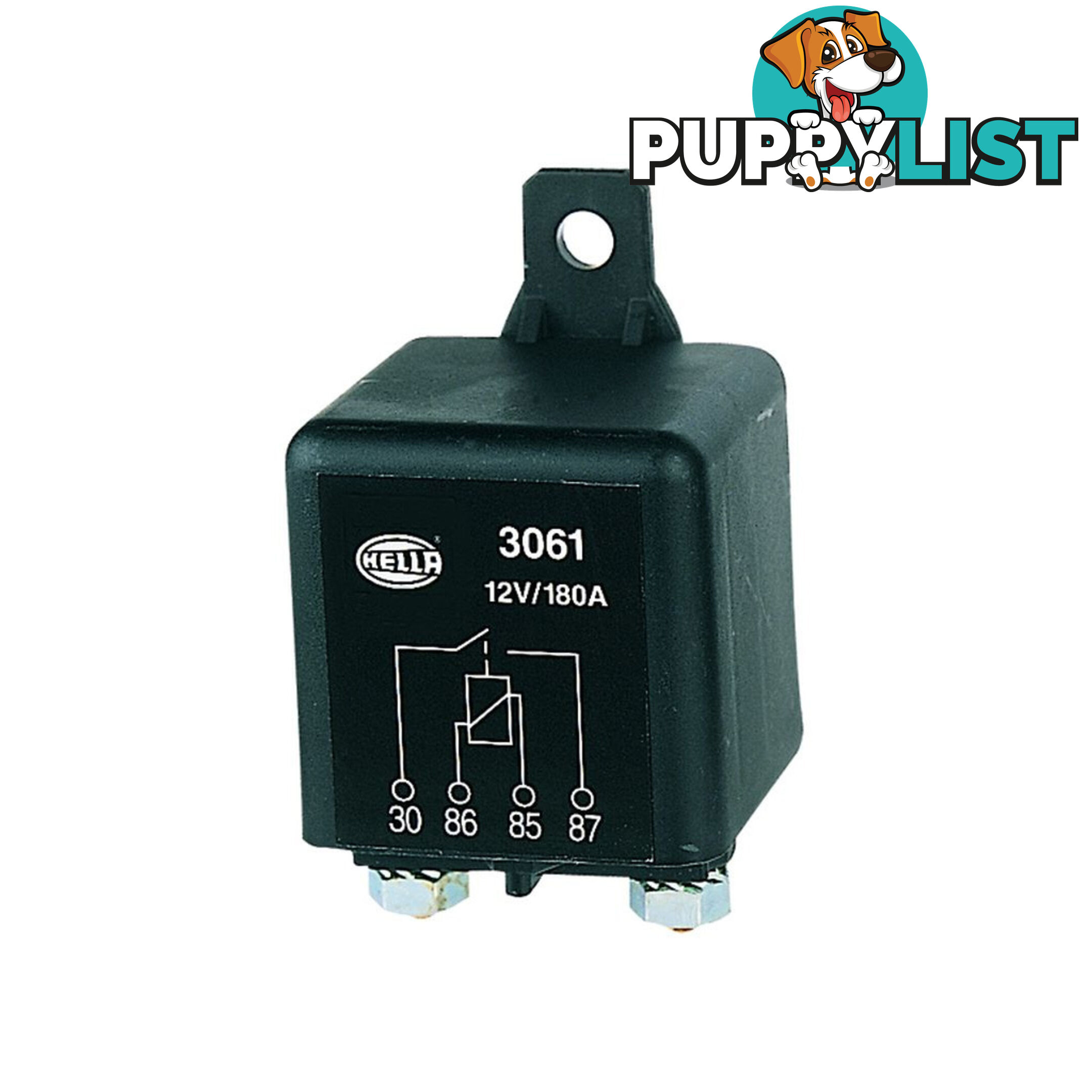 Hella 12/24V High Capacity Normally Open Relay 80A/180A 4-Pin SKU - 3061, 3062