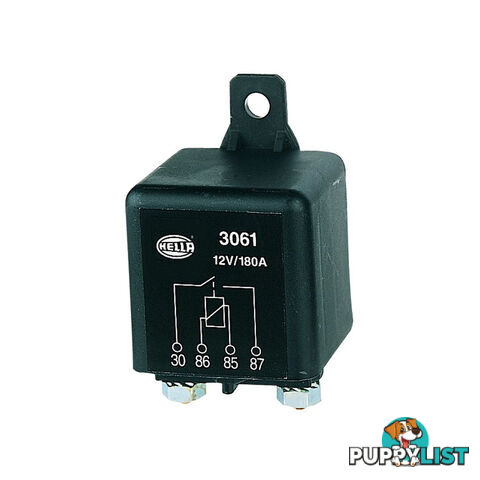 Hella 12/24V High Capacity Normally Open Relay 80A/180A 4-Pin SKU - 3061, 3062