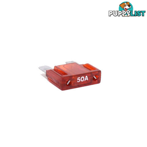 50 amp Maxi Fuse Single Red 30 x 34mm SKU - 50ampmaxifuse