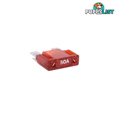 50 amp Maxi Fuse Single Red 30 x 34mm SKU - 50ampmaxifuse