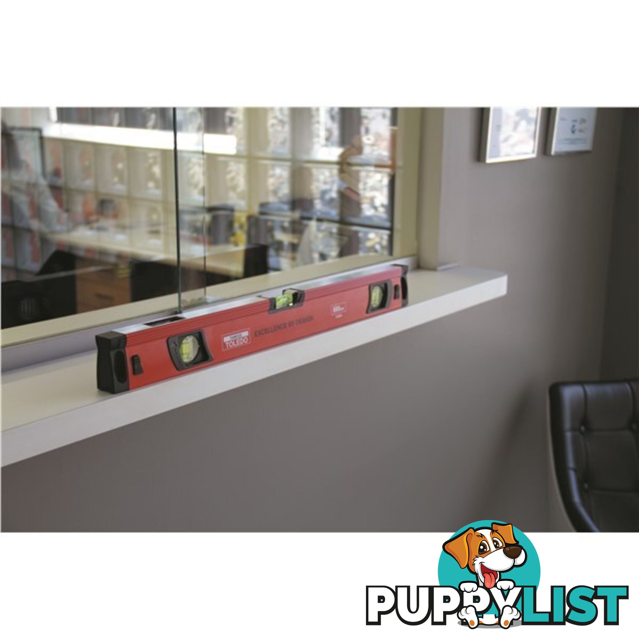 Toledo Magnetic Box Level  - 1200mm Spirit Level SKU - 322120