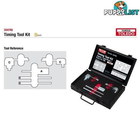 Toledo Timing Tool Kit  - Landrover   Jaguar SKU - 304746