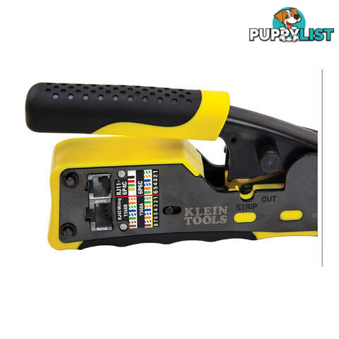 Klein Pass-Thru Modular Crimper RJ11 / RJ112 / RJ45 All In One SKU - VDV226-110