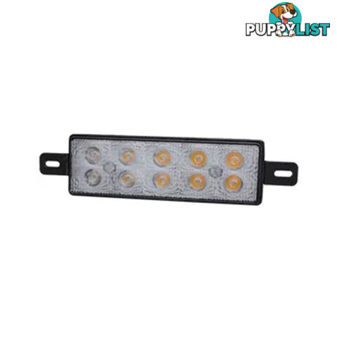 WhiteVision Bull Bar Lamp LED Directional Indicator Amber/Clear SKU - FM880A, FM880C, FM880LEDB