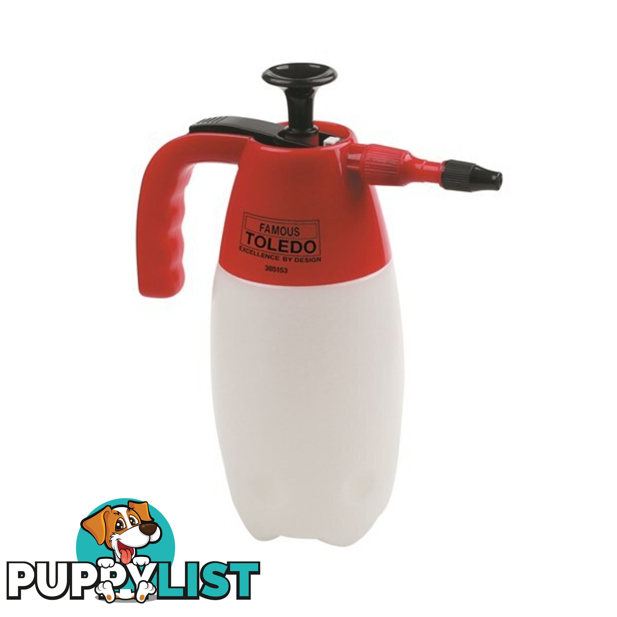 Toledo Pressure Sprayer 1 litre Automotive  Chemical Resistant SKU - 305153