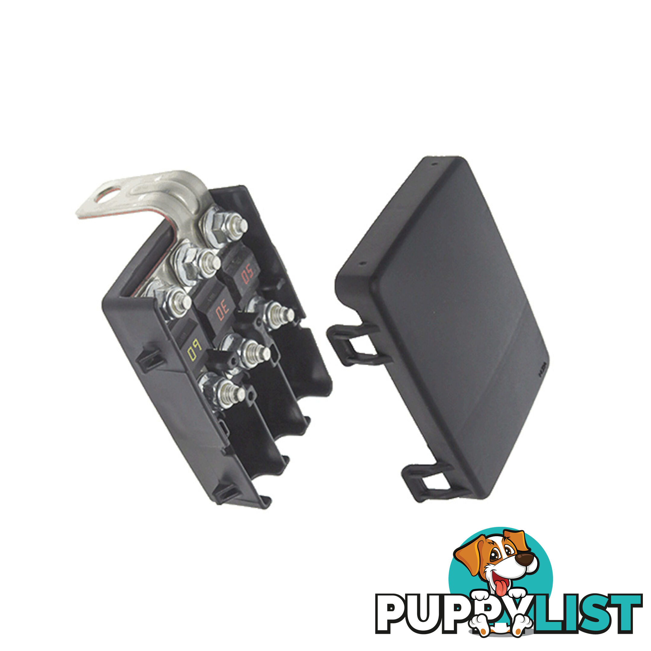 MIA 3 Way Midi Fuse Housing   90° Busbar SKU - 0300468