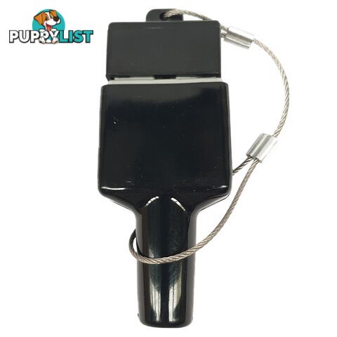 50 amp Anderson Plug Grey with 2pc Dust Cover Kit Black Top / Bottom Wire Cable SKU - BB-50ampAndoDustCoverKitBlack2pc