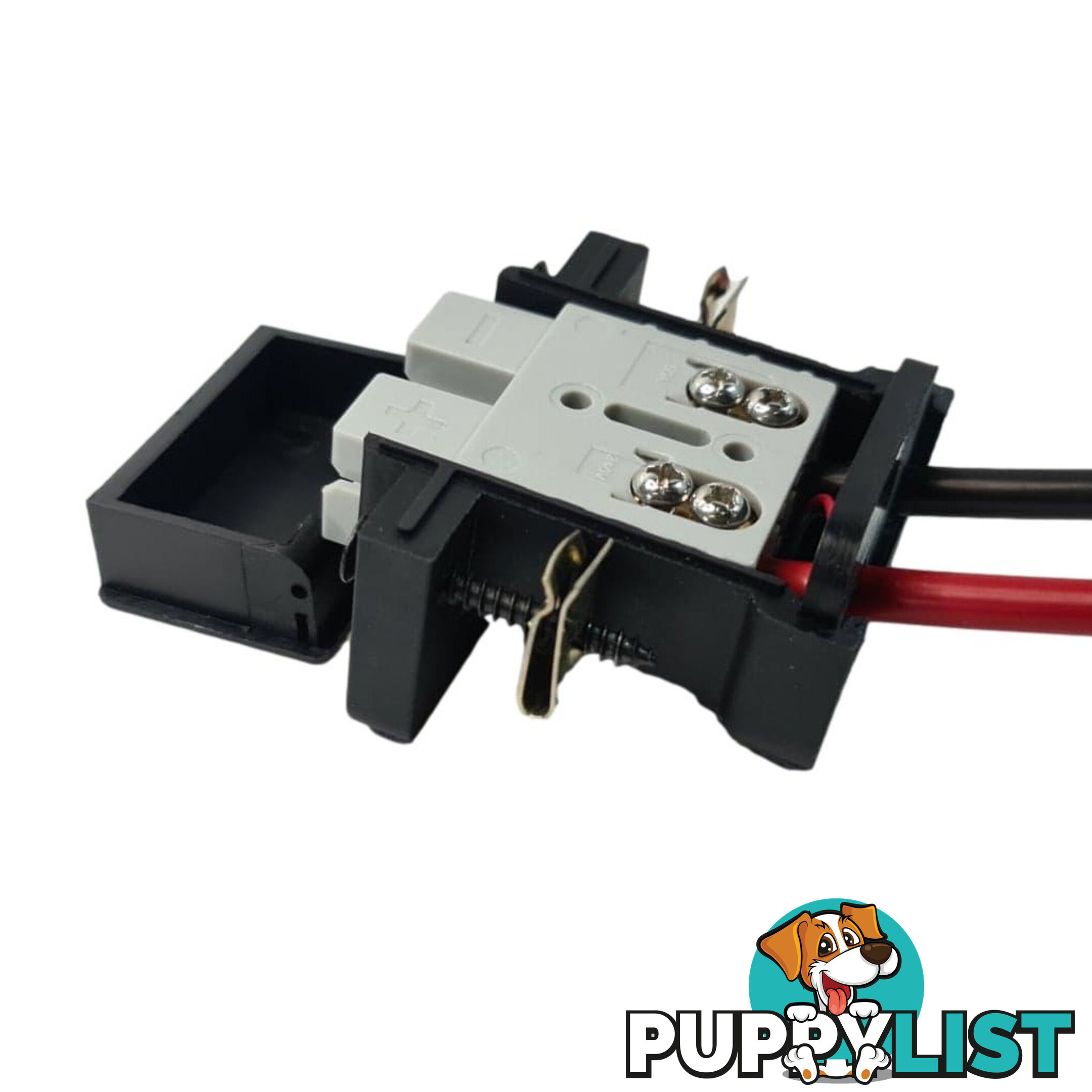 Trailer Vision 50 amp Anderson Plug Flush Mount Connector Assembly with Screw Contact Plug SKU - TVN1645450SC