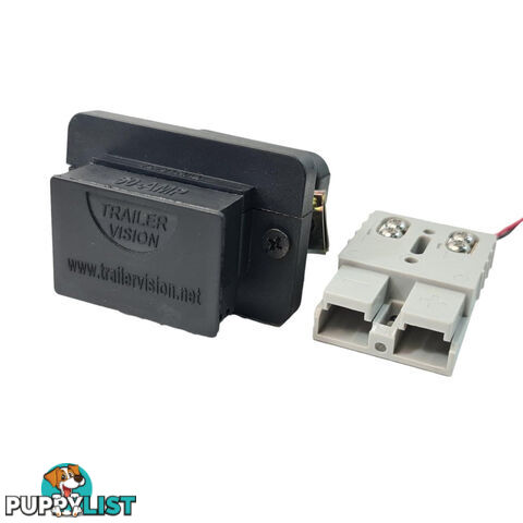 Trailer Vision 50 amp Anderson Plug Flush Mount Connector Assembly with Screw Contact Plug SKU - TVN1645450SC