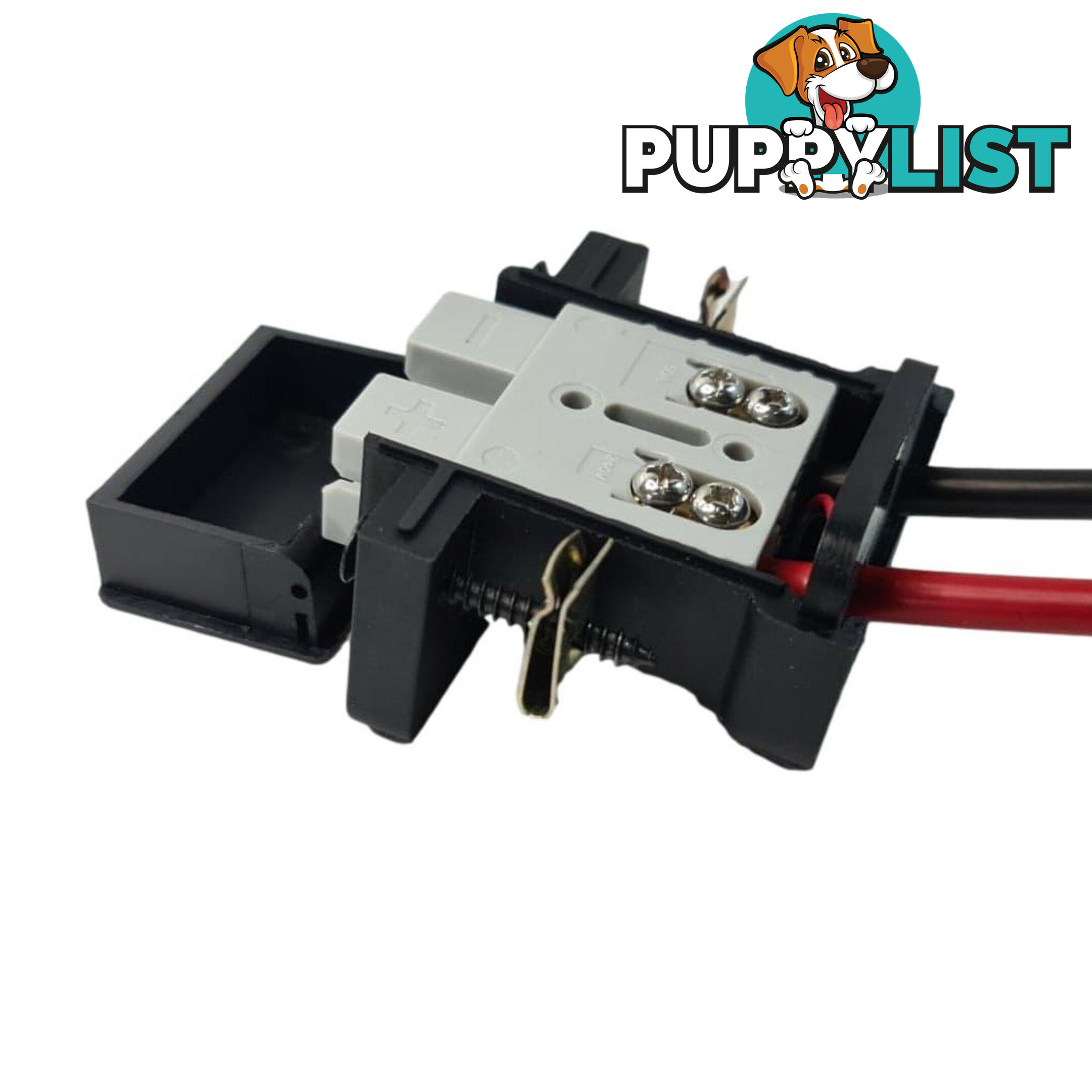 Trailer Vision 50 amp Anderson Plug Flush Mount Connector Assembly with Screw Contact Plug SKU - TVN1645450SC