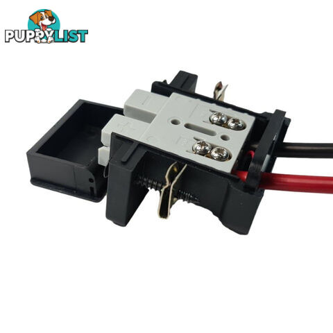 Trailer Vision 50 amp Anderson Plug Flush Mount Connector Assembly with Screw Contact Plug SKU - TVN1645450SC