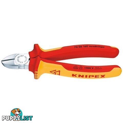 Knipex 160mm Diagonal Cutter  - 1000V VDE SKU - 7006160