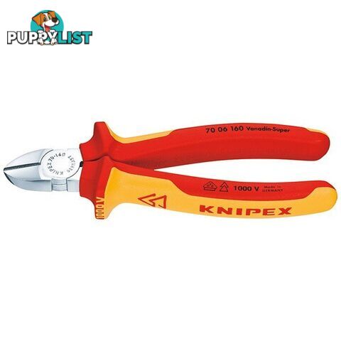 Knipex 160mm Diagonal Cutter  - 1000V VDE SKU - 7006160