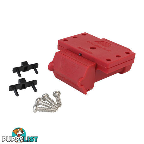 50amp Anderson Plug Mounting Kit Red with LED SKU - TV-201426-50R