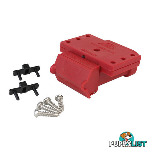 50amp Anderson Plug Mounting Kit Red with LED SKU - TV-201426-50R