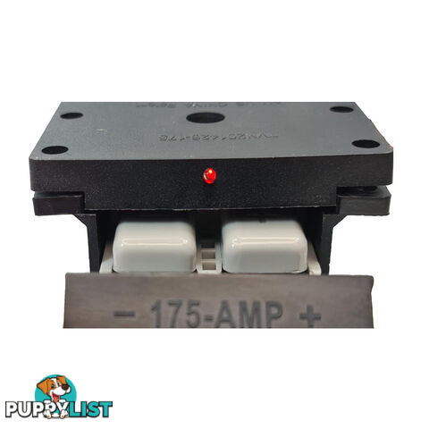 175a Anderson Plug Mounting Kit Connector Cover Assembly with LED Indicator SKU - TVN-201426-175BLACK