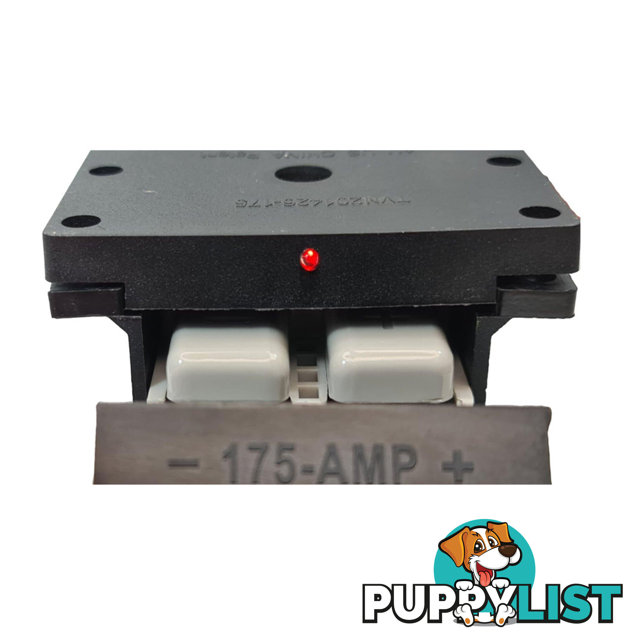 175a Anderson Plug Mounting Kit Connector Cover Assembly with LED Indicator SKU - TVN-201426-175BLACK