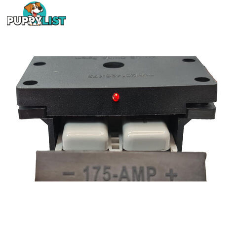 175a Anderson Plug Mounting Kit Connector Cover Assembly with LED Indicator SKU - TVN-201426-175BLACK