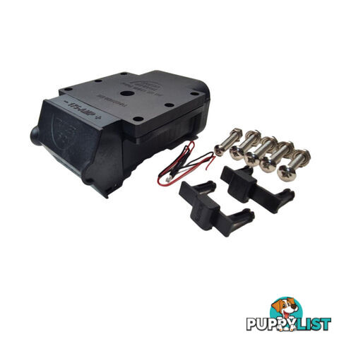 175a Anderson Plug Mounting Kit Connector Cover Assembly with LED Indicator SKU - TVN-201426-175BLACK