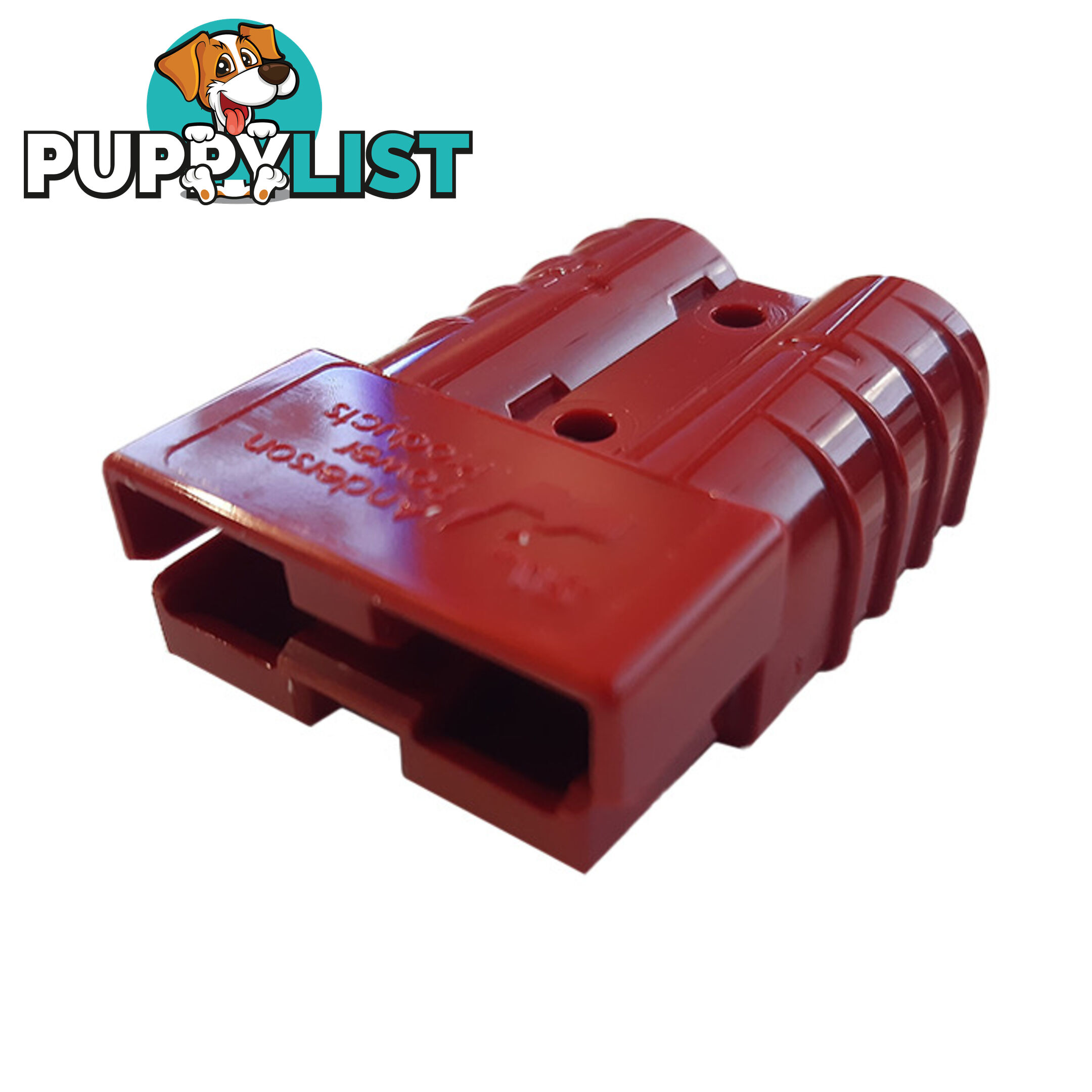 50 Amp Genuine Anderson Plug Red with Terminals SKU - LV2404