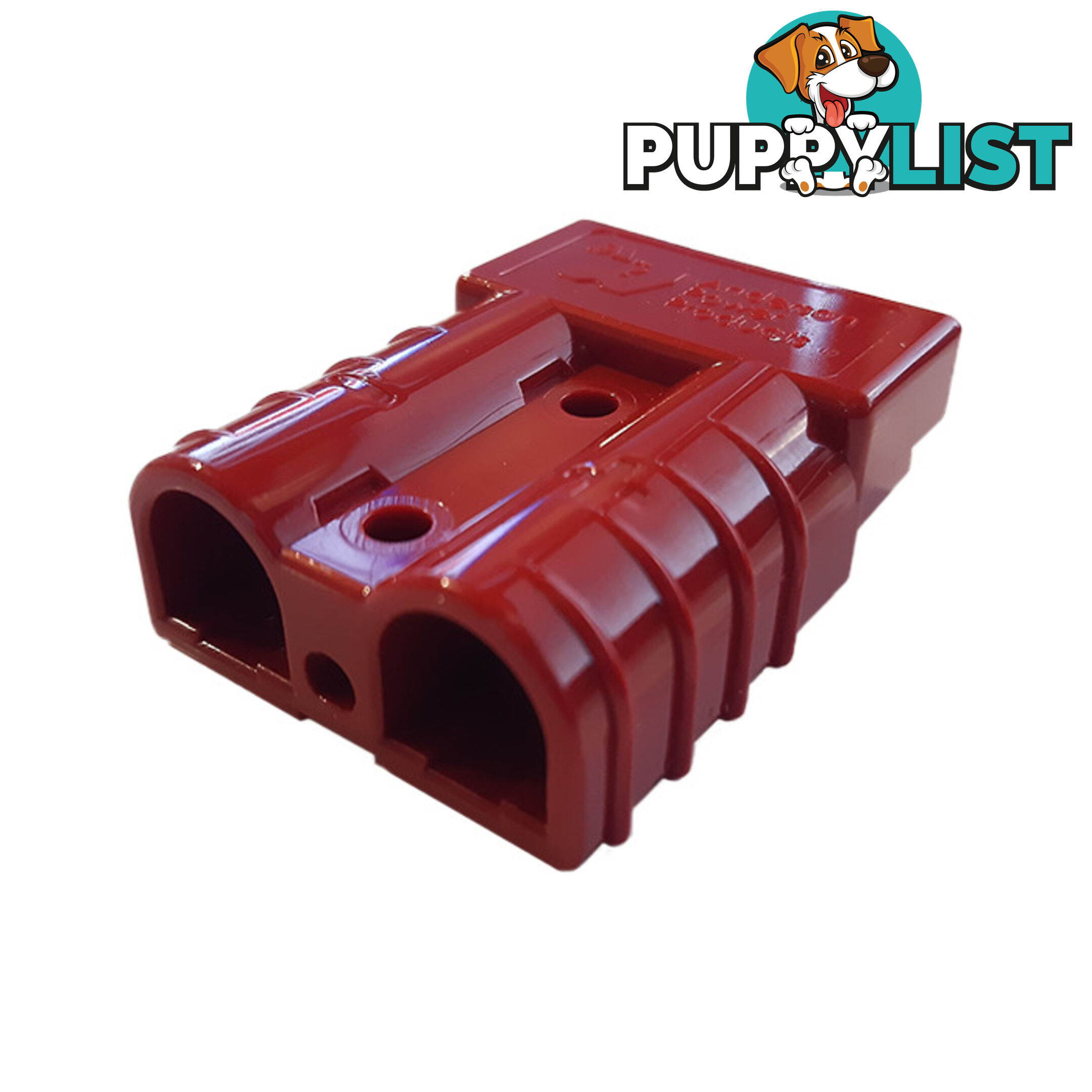 50 Amp Genuine Anderson Plug Red with Terminals SKU - LV2404