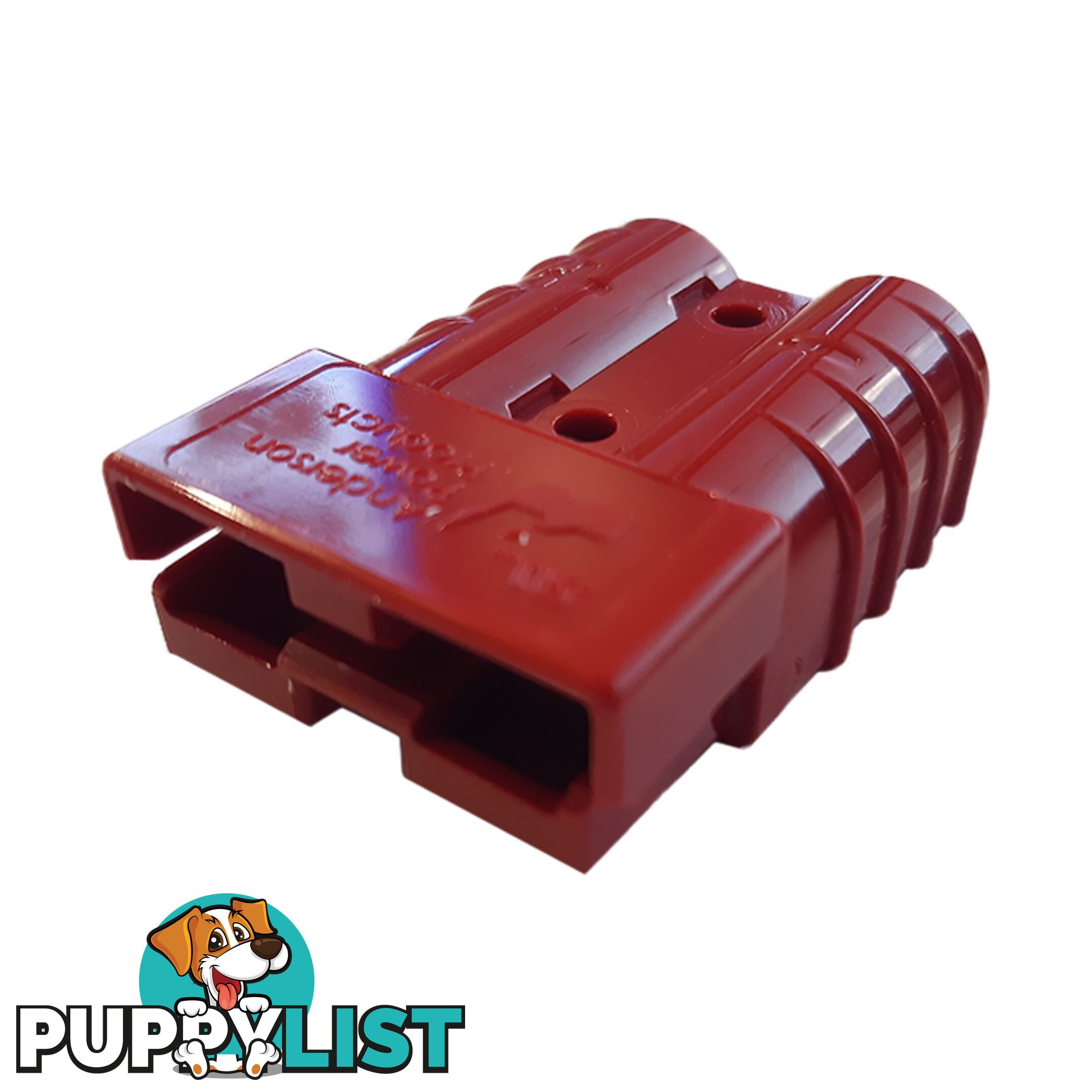 50 Amp Genuine Anderson Plug Red with Terminals SKU - LV2404