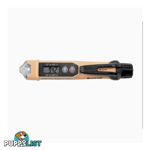 Klein Non-Contact Voltage Tester with Infrared Thermometer NCVT-41R SKU - NCVT-4IR