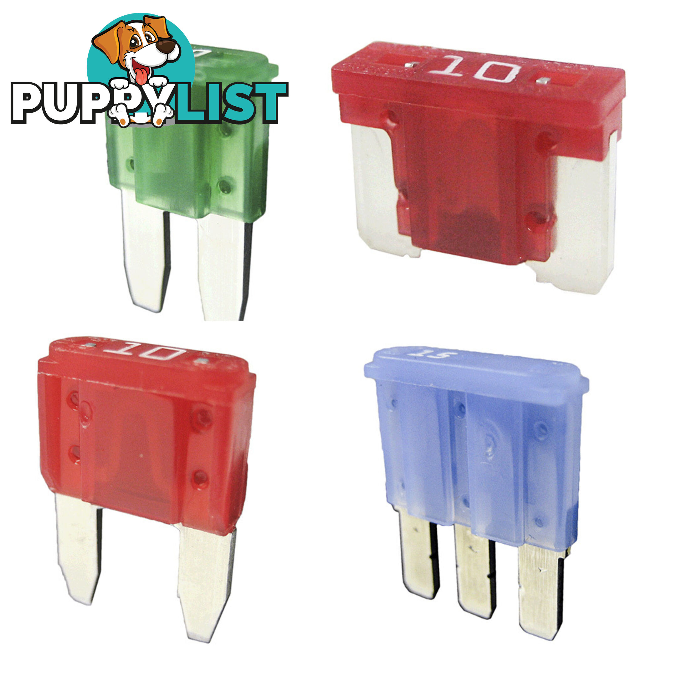 Auto Fuses Standard, Mini, L P Mini, Micro2/3 5pc Packs