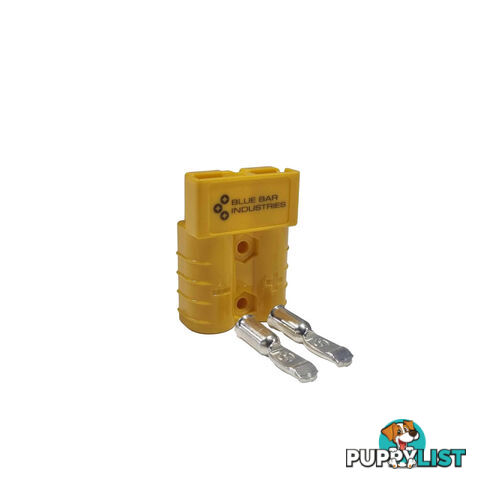 50 amp Anderson Style Plug Yellow with 6 awg Terminals