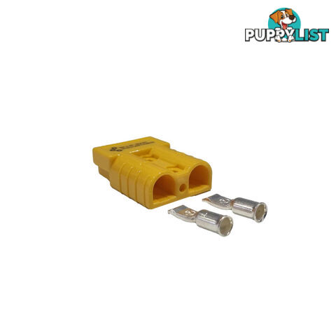 50 amp Anderson Style Plug Yellow with 6 awg Terminals