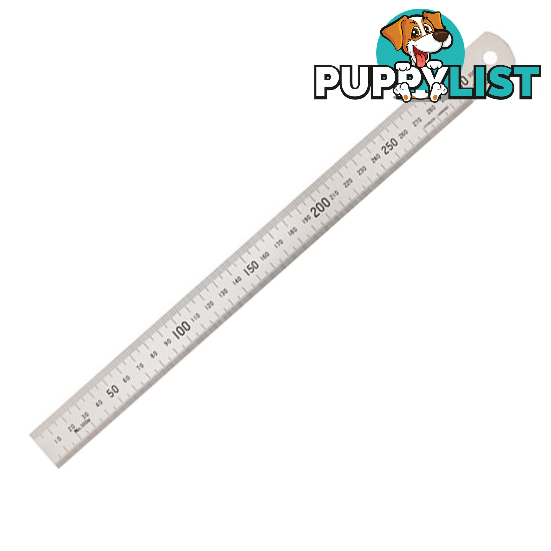 Toledo 300mm Ruler Stainless Steel Metric Single Sided Japanese Quality SKU - 300mm