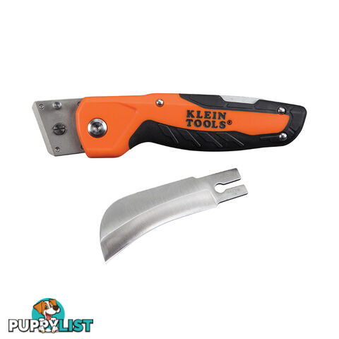 Klein Cable-Skinning Utility Knife with Replaceable Blade  Rubberised Handle SKU - 44218