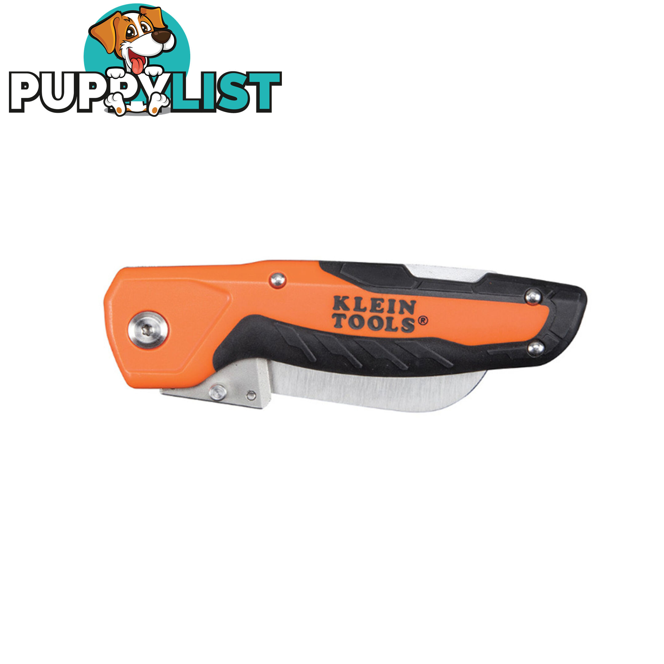 Klein Cable-Skinning Utility Knife with Replaceable Blade  Rubberised Handle SKU - 44218